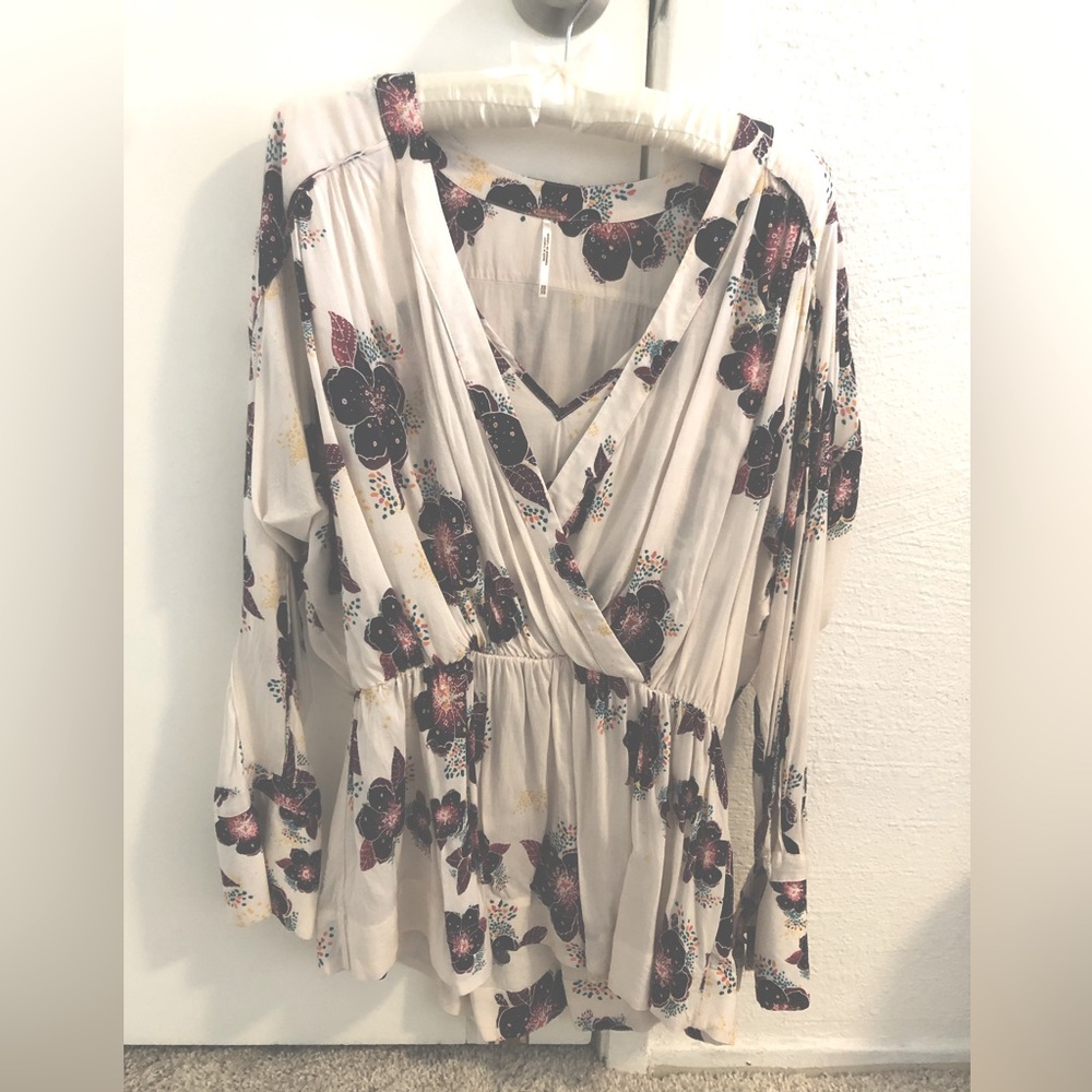 Free people layered blouse